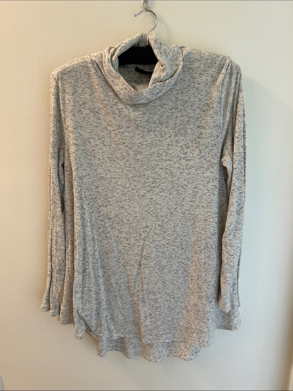 Apt. 9 Heather Gray Cowl Neck Long Sleeve Sweater